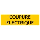 Panneau PVC COUPURE ELECTRIQUE 